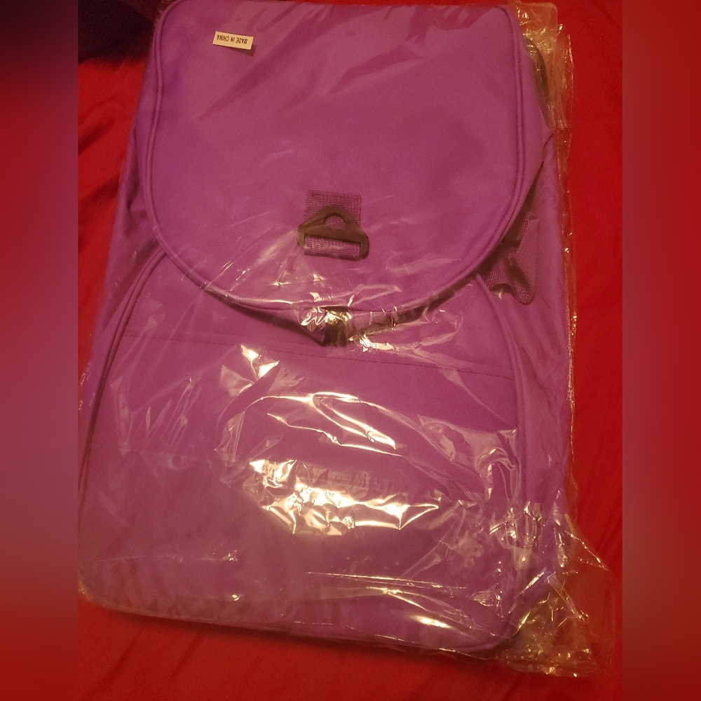 Purple assholes live forever duffel bag